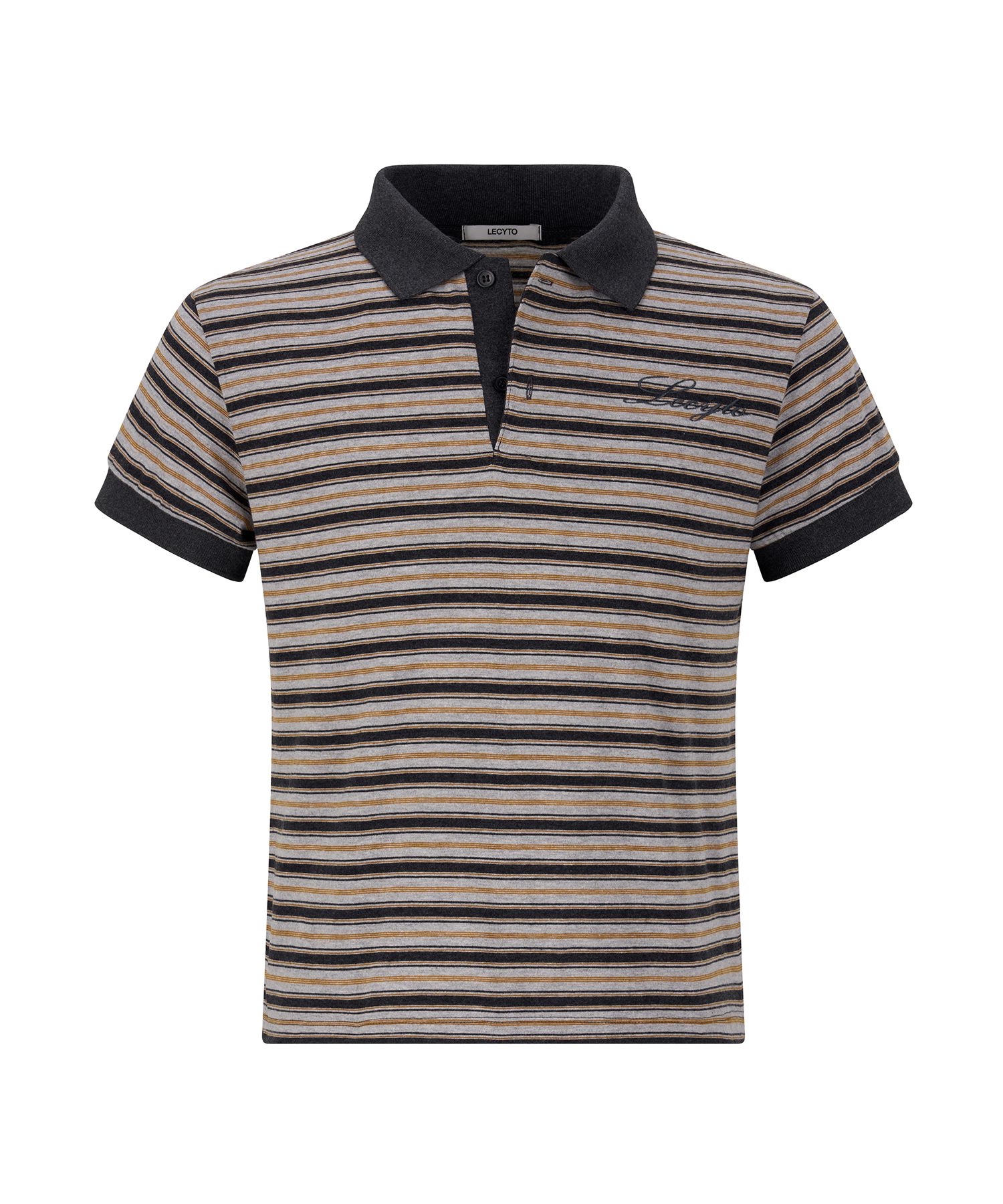 MUSINSA | LECYTO Mirage Multi Stripe PK_[Charcoal]