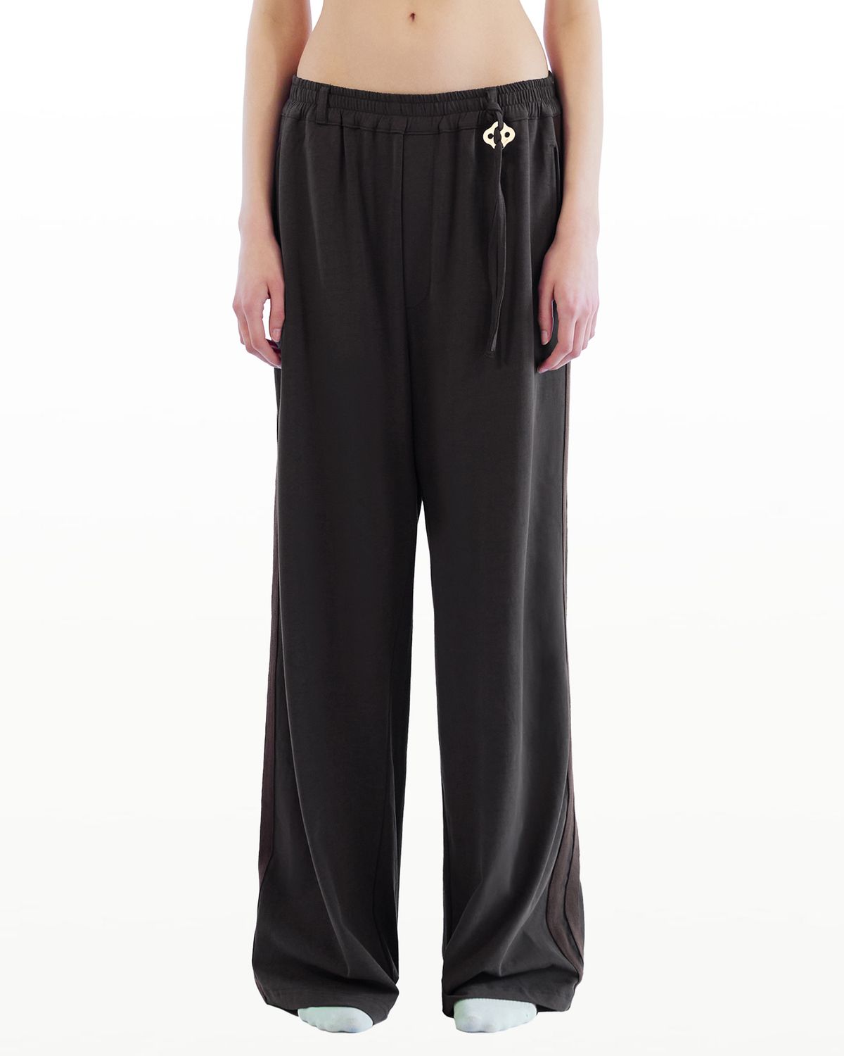 후포(HOOPOE) everyday wide pants_charcoal
