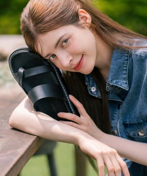 에일런 레더 슬리퍼 5CM