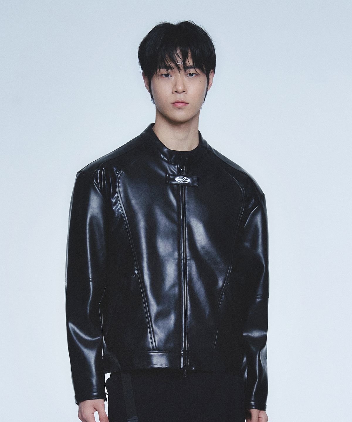 현피트(HYUNFIT) PU LEATHER RIDER JACKET