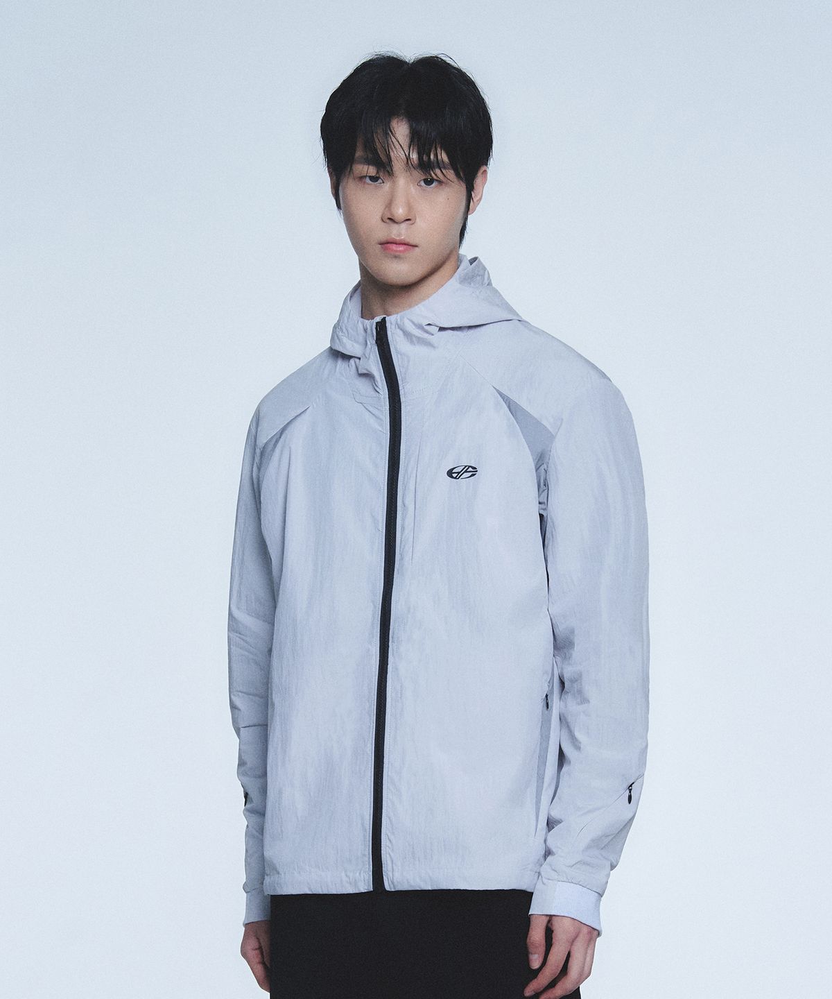 현피트(HYUNFIT) DIVISION WIND JACKET-[LIGHT GRAY]