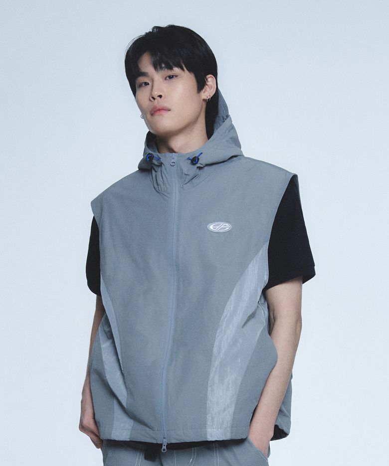 DIVISION WIND VEST-[GRAY]