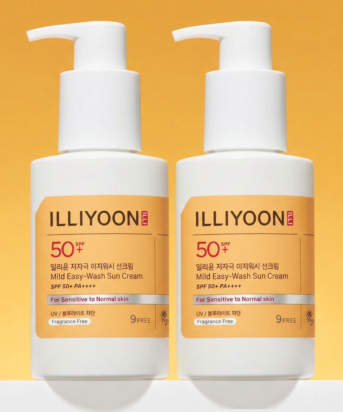 일리윤(ILLIYOON) 저자극 이지워시 선크림 150ml 2입