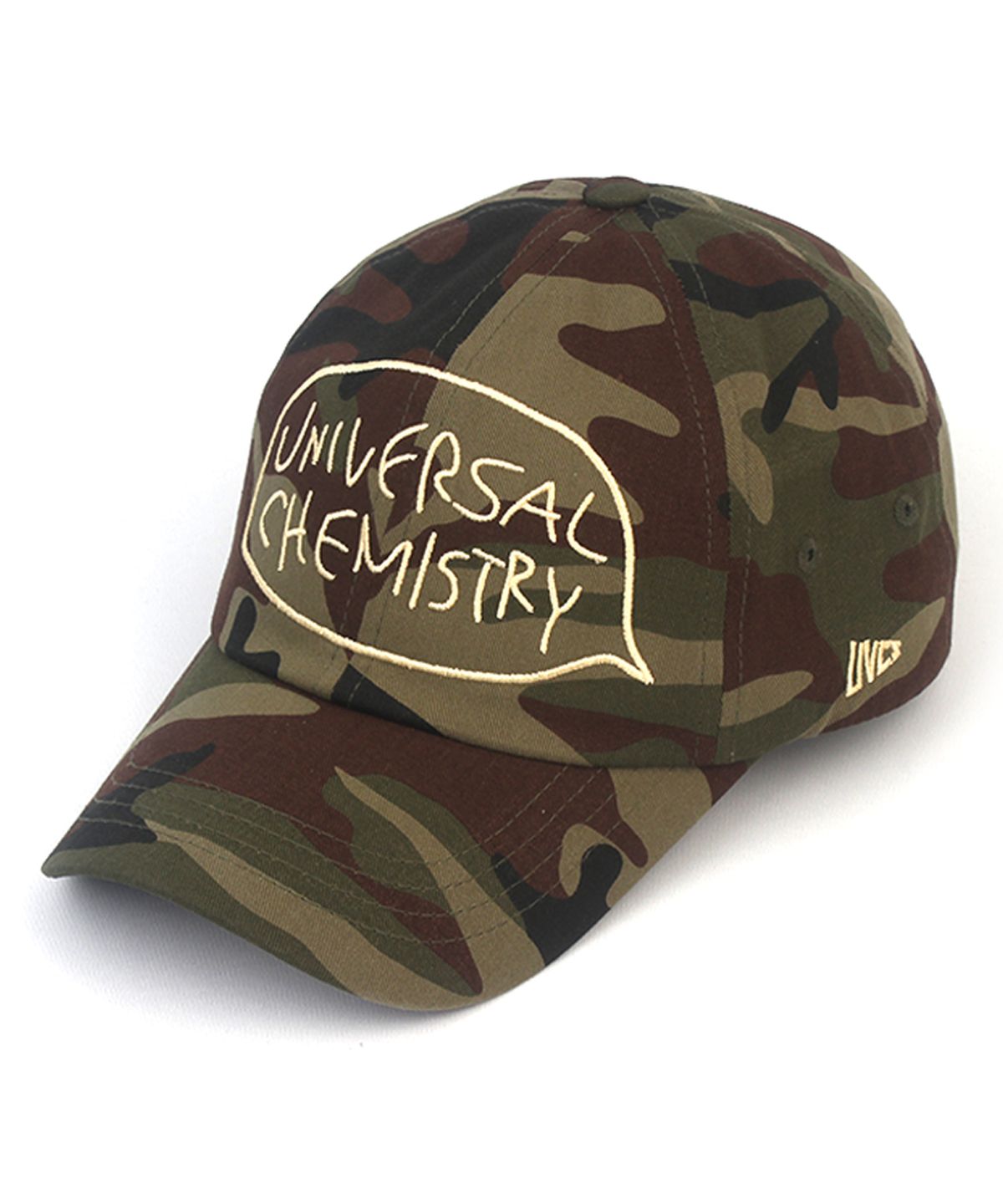 유니버셜 케미스트리(UNIVERSAL CHEMISTRY) Big Logo Camo Ballcap 카모볼캡
