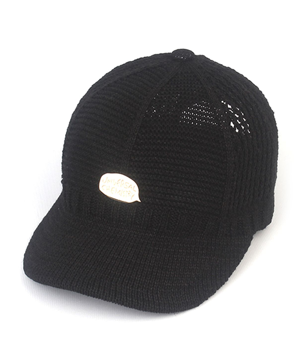 유니버셜 케미스트리(UNIVERSAL CHEMISTRY) Paper Black Baseball Cap 페이퍼볼캡