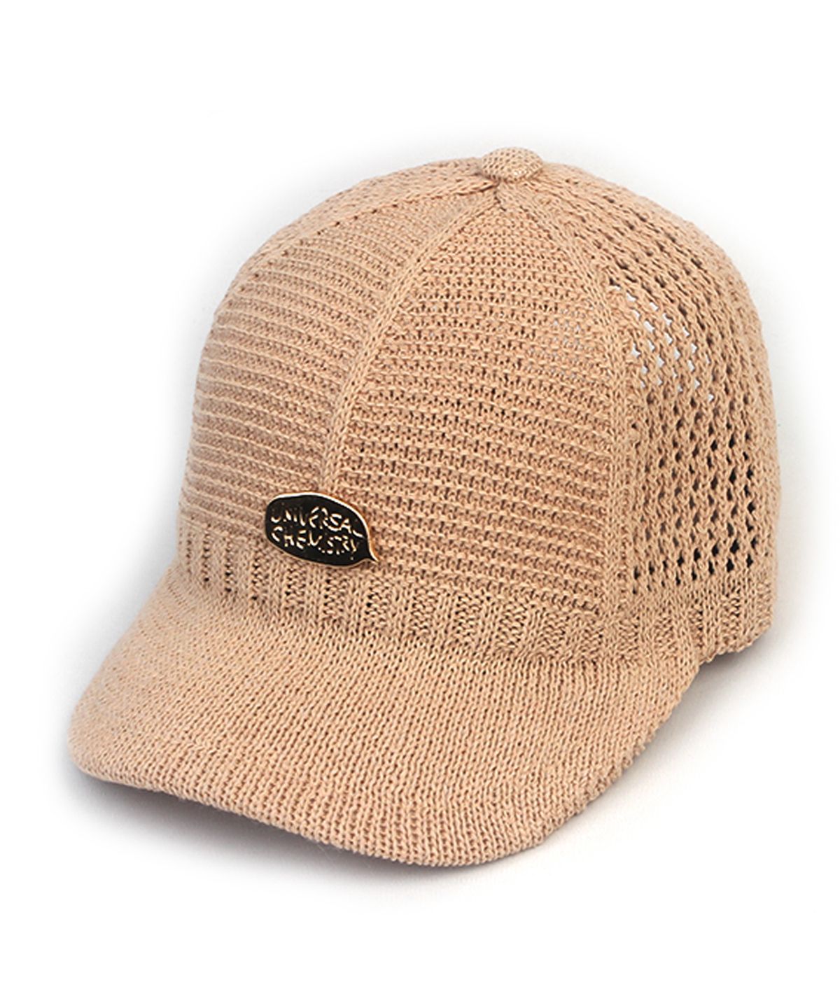 유니버셜 케미스트리(UNIVERSAL CHEMISTRY) Paper Beige Baseball Cap 페이퍼볼캡