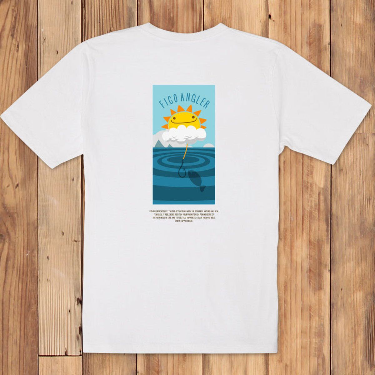 돌돌(DOLDOL) FICO_tshirts-323 큰입 배스 피코앵글러 낚시 브랜드 디자인 티셔츠 반팔티