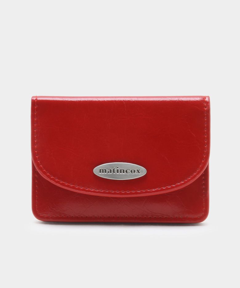 Auris Card Wallet - Red