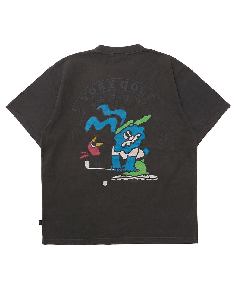 YORF T-SHIRT MASTER RABBIT CHARCOAL