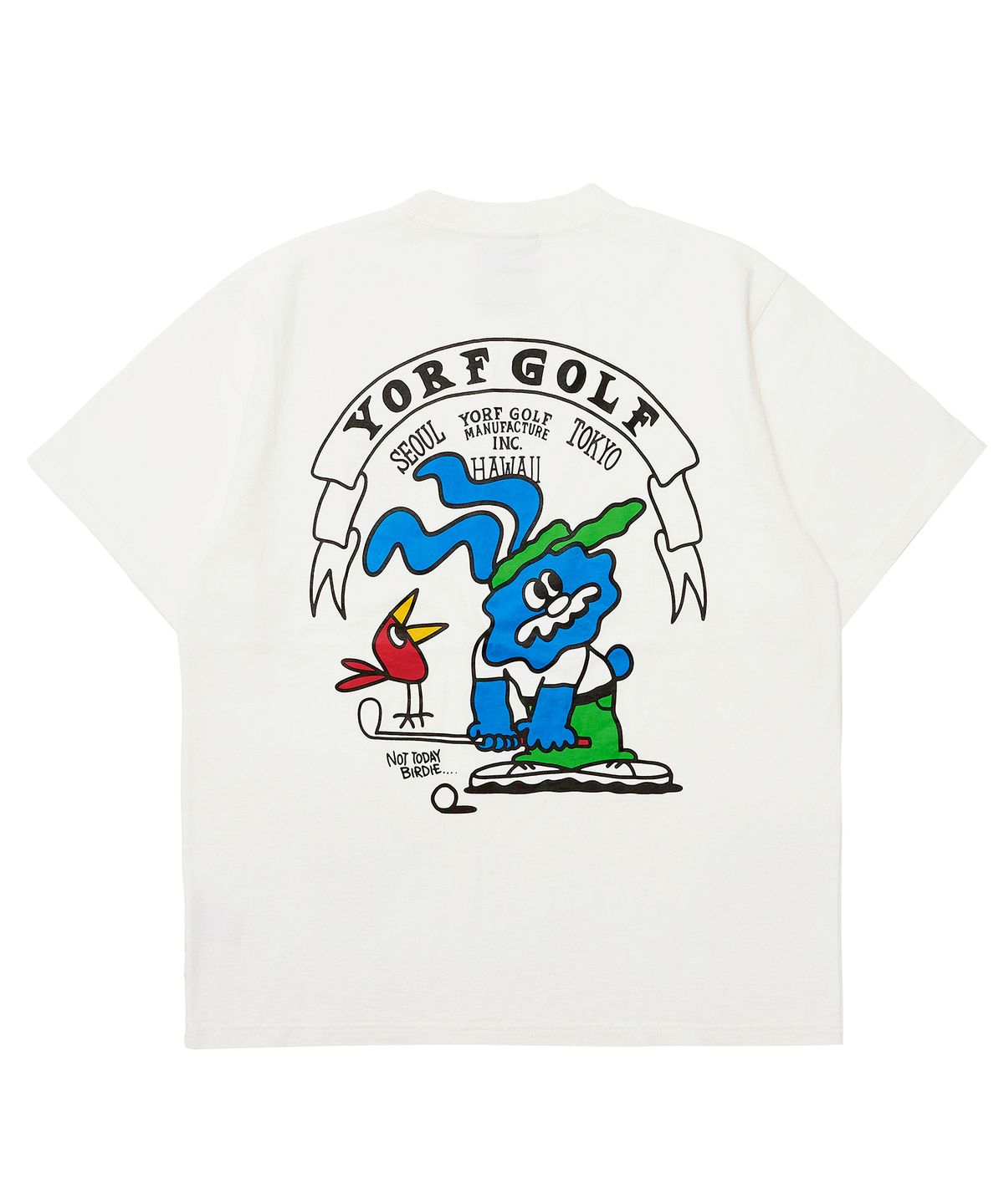 욜프(YORF) YORF T-SHIRT MASTER RABBIT WHITE