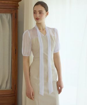 25HS 칼라126 떼루아라인 에어린원피스 베이지