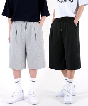 원턱포인트 숏롱 버뮤다반바지 4COLOR