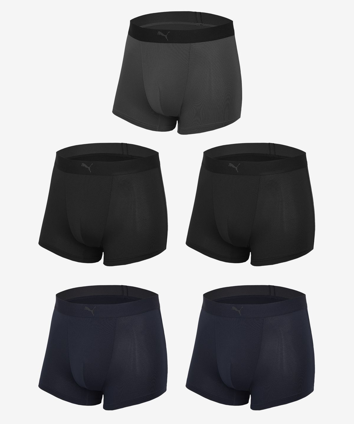 푸마 바디웨어(PUMA BODYWEAR) [5PACK] 남성 올메쉬 드로즈