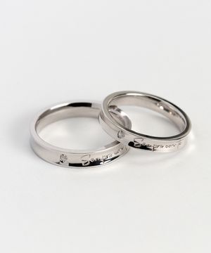 에버마크 실버 925 남녀 커플링/우정링 LRM25002S