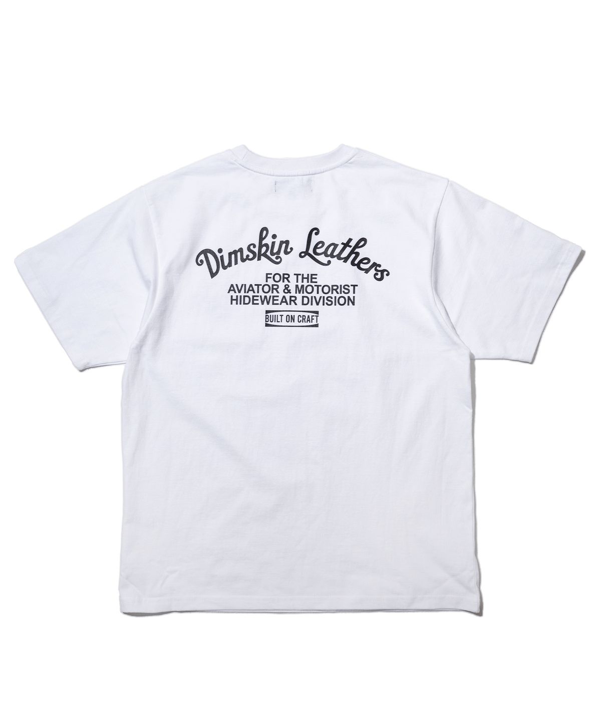 딤스킨(DIMSKIN) SLOGAN T-SHIRT [WHITE]