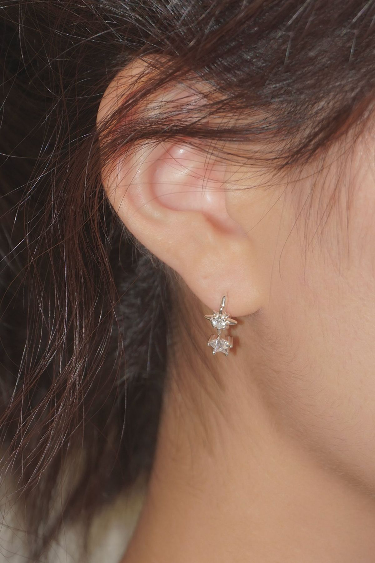 페어오브러브(PAIR OF LOVE) [925SILVER]STARLIGHT MINI EARRING