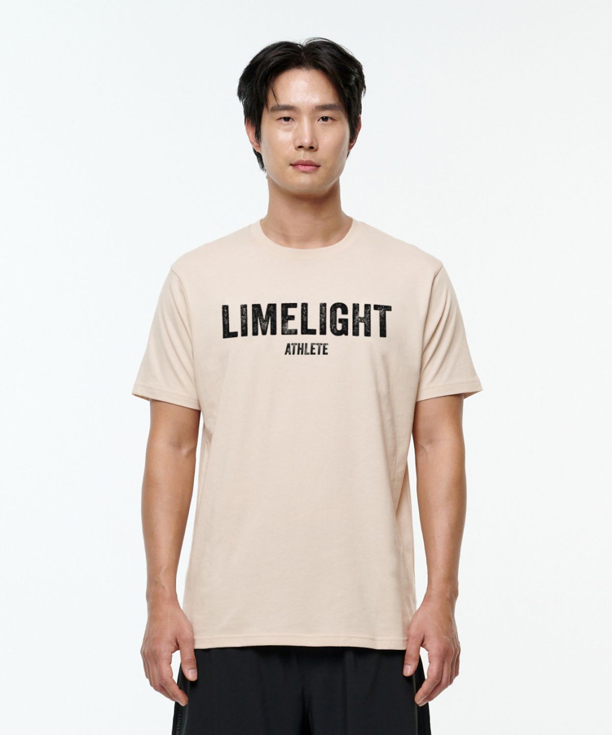 라임라잇 어패럴(LIMELIGHT APPAREL) 애슬릿 밀리터리 티셔츠 (샌드/블랙)