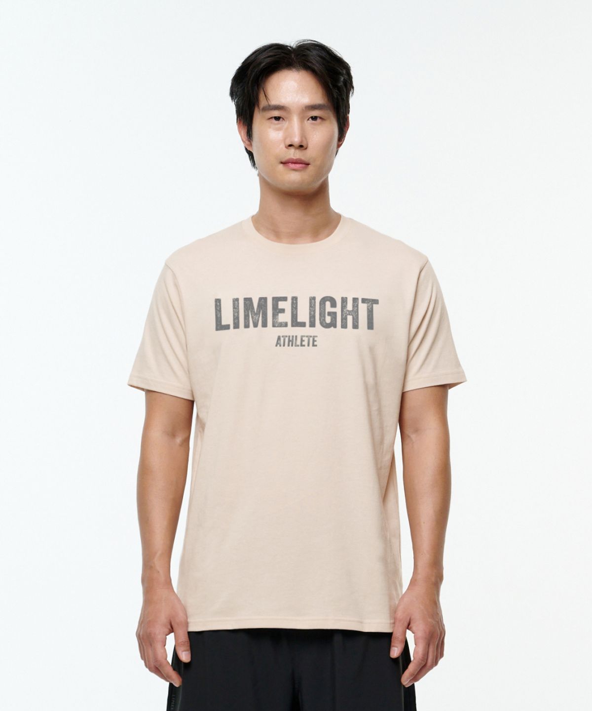 라임라잇 어패럴(LIMELIGHT APPAREL) 애슬릿 밀리터리 티셔츠 (샌드/그레이)