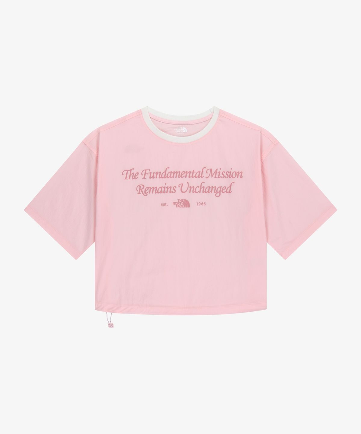 노스페이스(THE NORTH FACE) NT7UR37L 여성 아이라 반팔 라운드티 LIGHT_PINK
