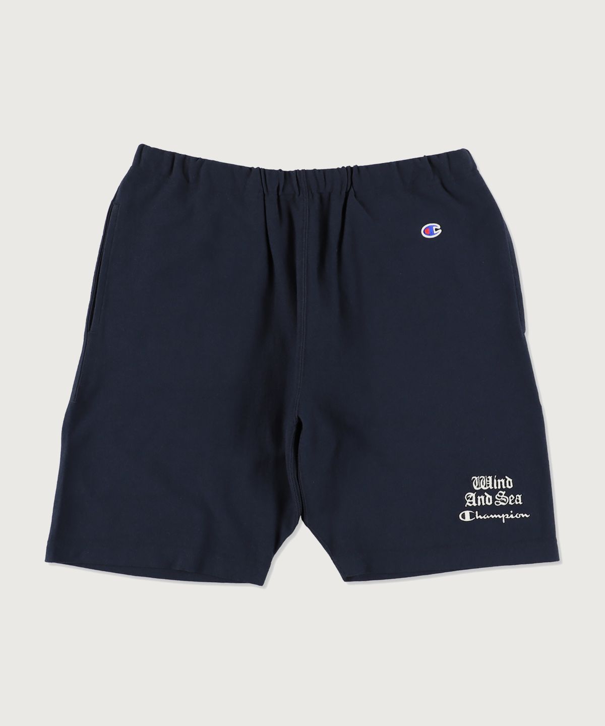 챔피온(CHAMPION) 챔피온 X 윈드앤씨 리버스위브 숏팬츠 Navy