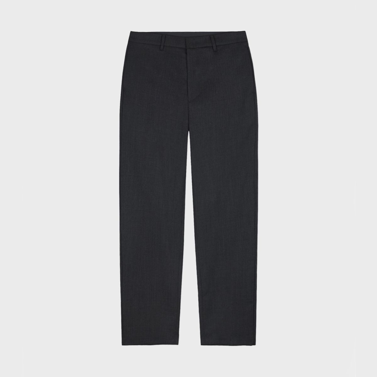 리가즈(REGARDS) Fine Wool Regular Slacks - Charcoal