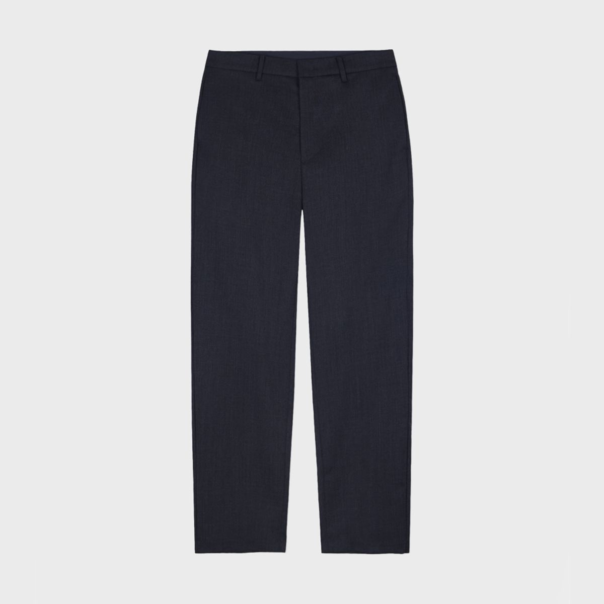 리가즈(REGARDS) Fine Wool Regular Slacks - Dark Navy