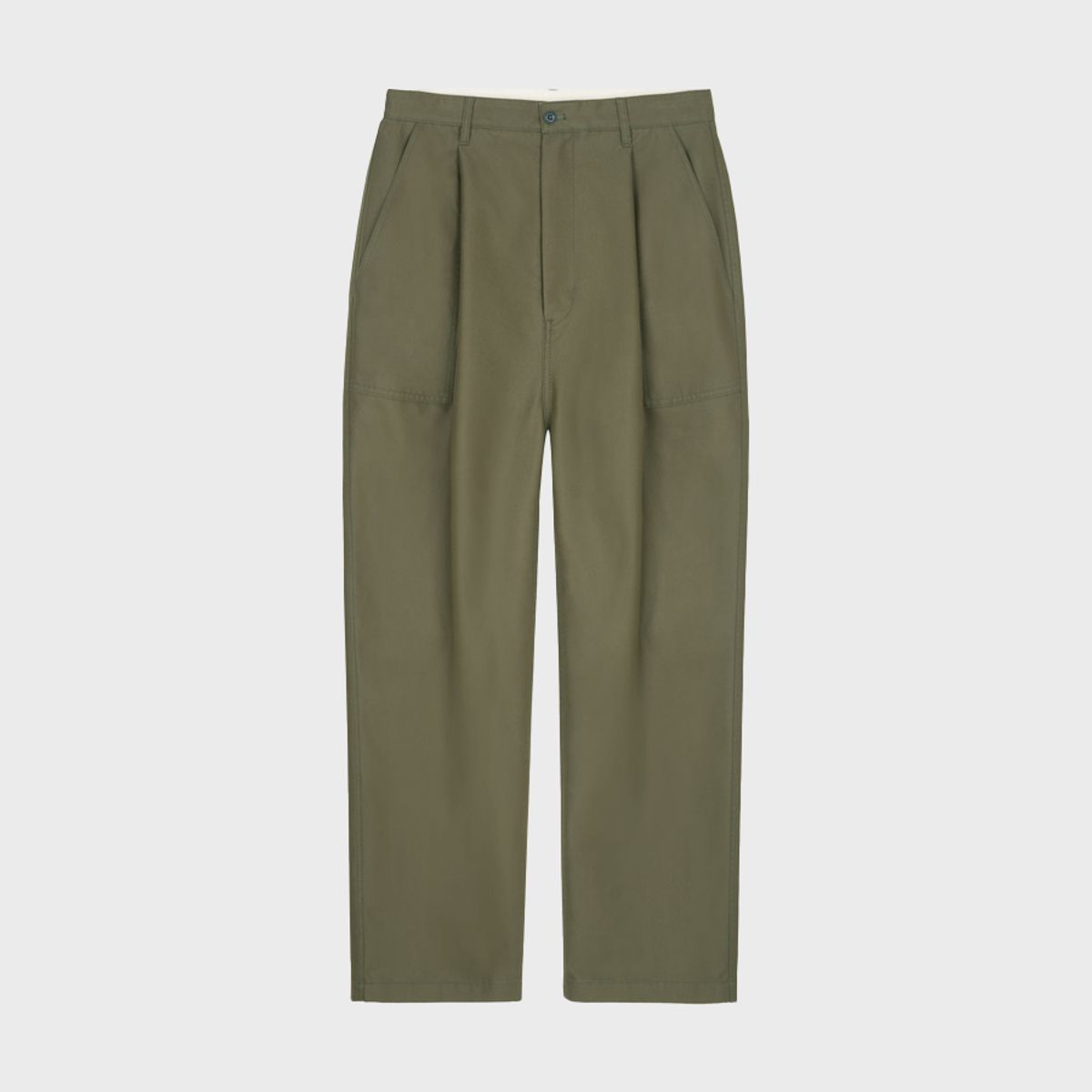 리가즈(REGARDS) Wide Fatigue Pants - Olive