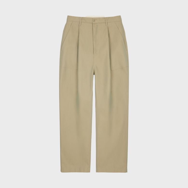 Wide Fatigue Pants - Stone