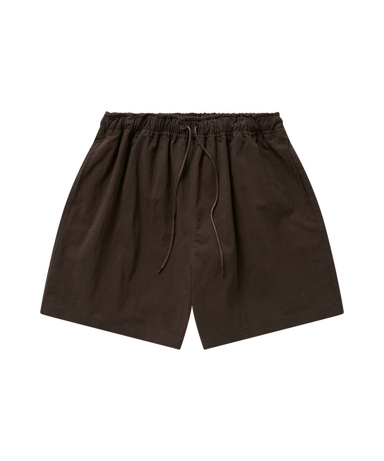 Washed Easy Shorts (Chocolate)