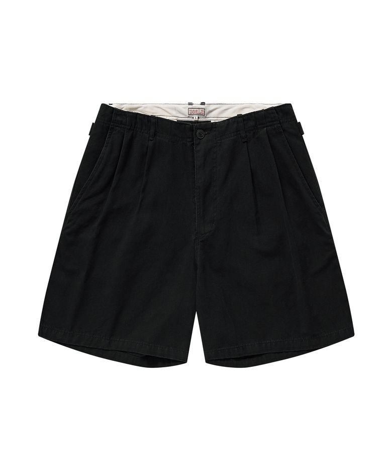 Oxford Washed Shorts (Black)