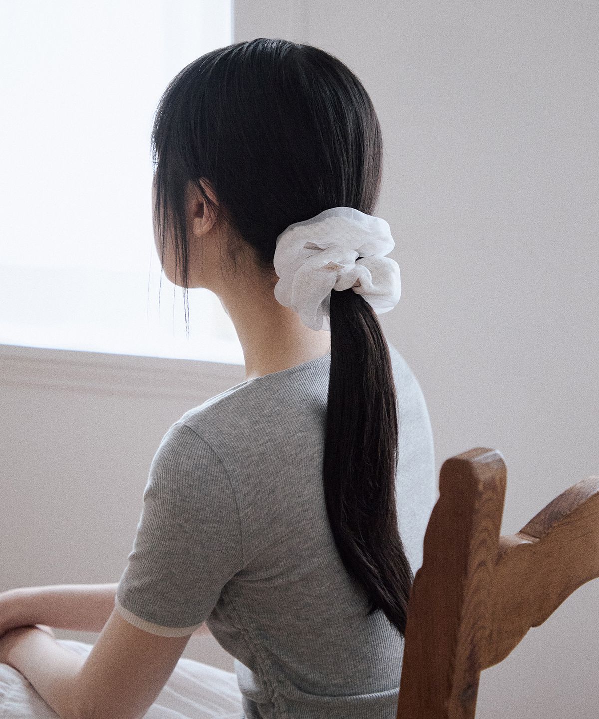 고코리(GOCORI) Bagel Scrunchie - Cream 스크런치