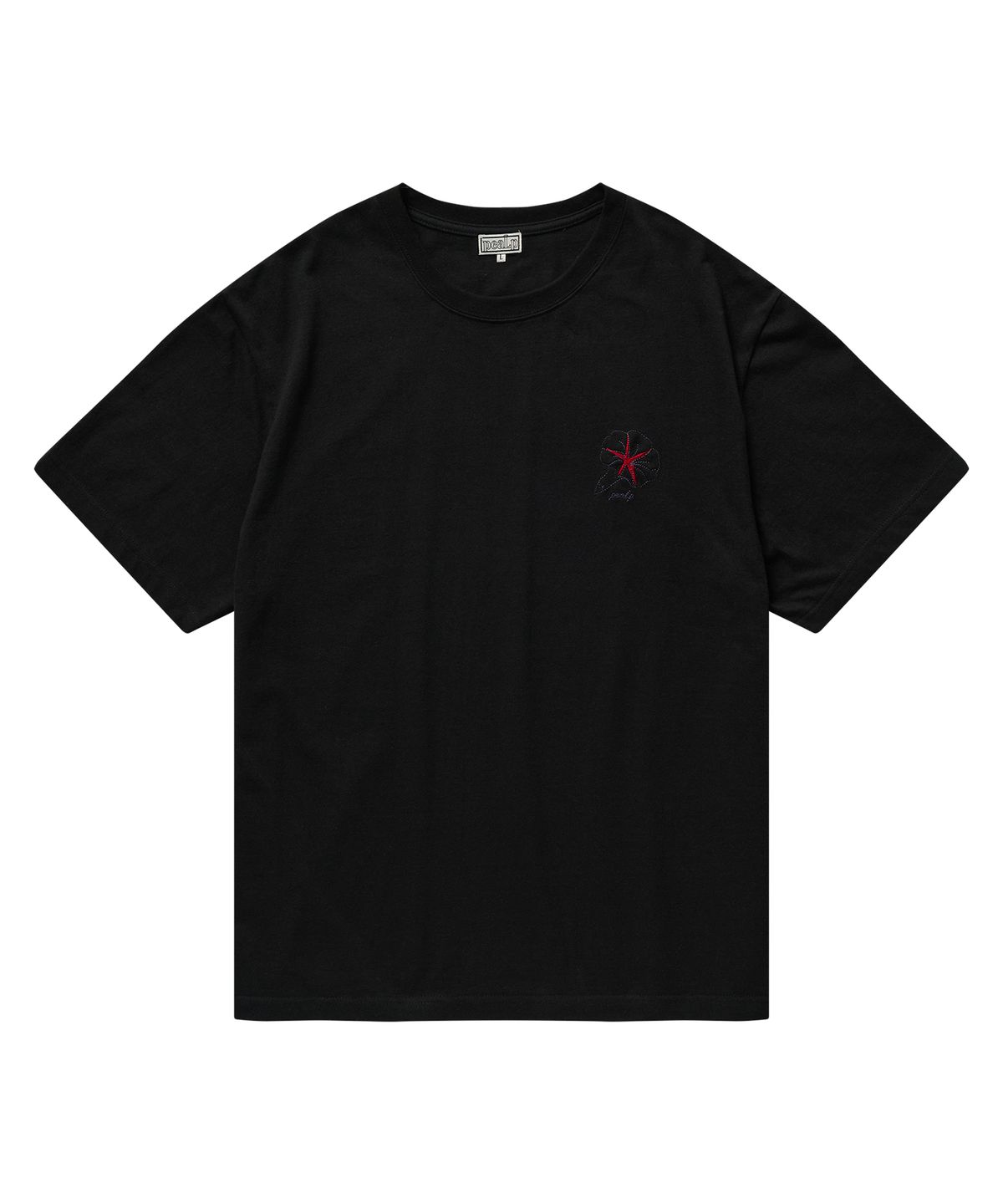 필프(PEALP) Morning Glory Essential T-Shirt (Black)