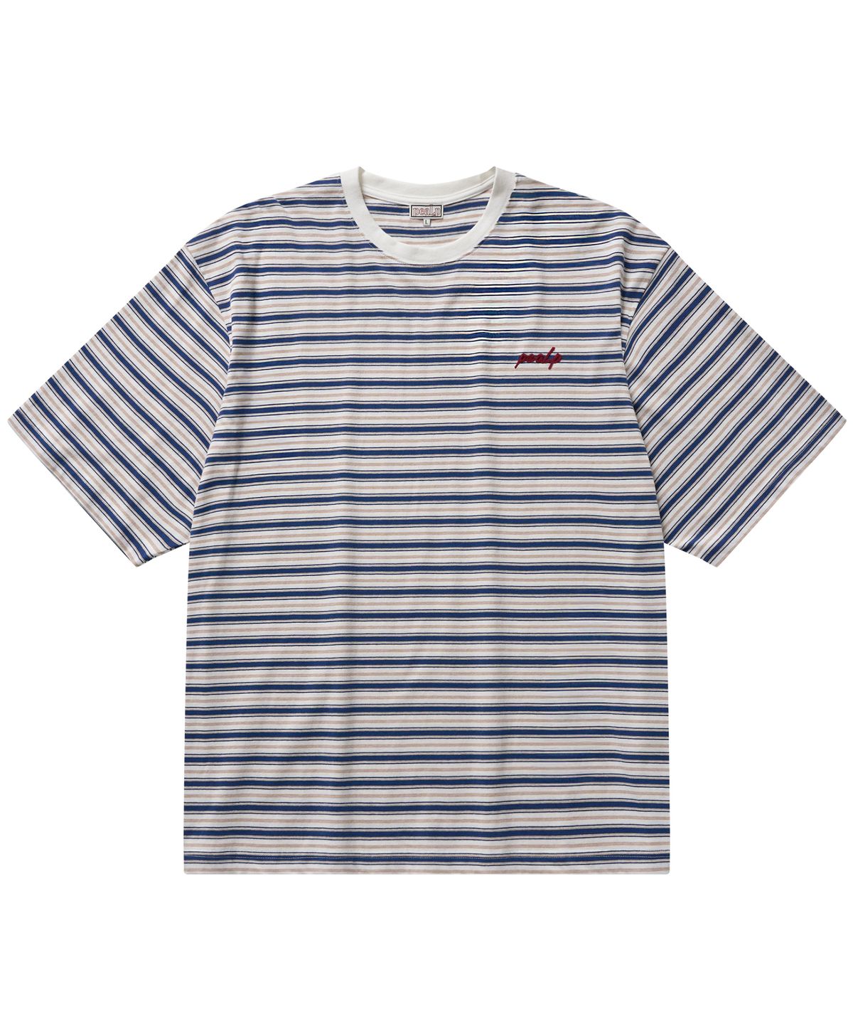 필프(PEALP) Three-Stripe Over T-Shirt (Blue)