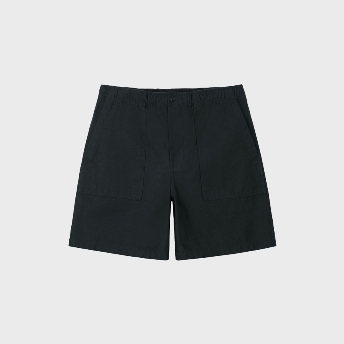 리가즈(REGARDS) Cotton Fatigue Shorts - Black