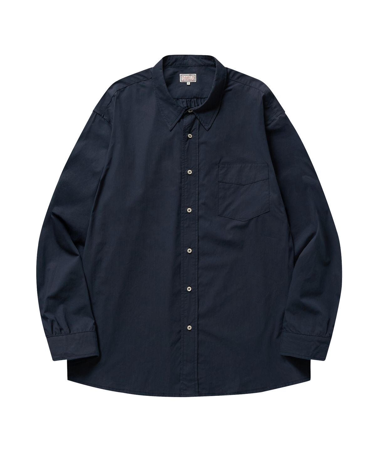 필프(PEALP) Basic Botton Shirt (Navy)