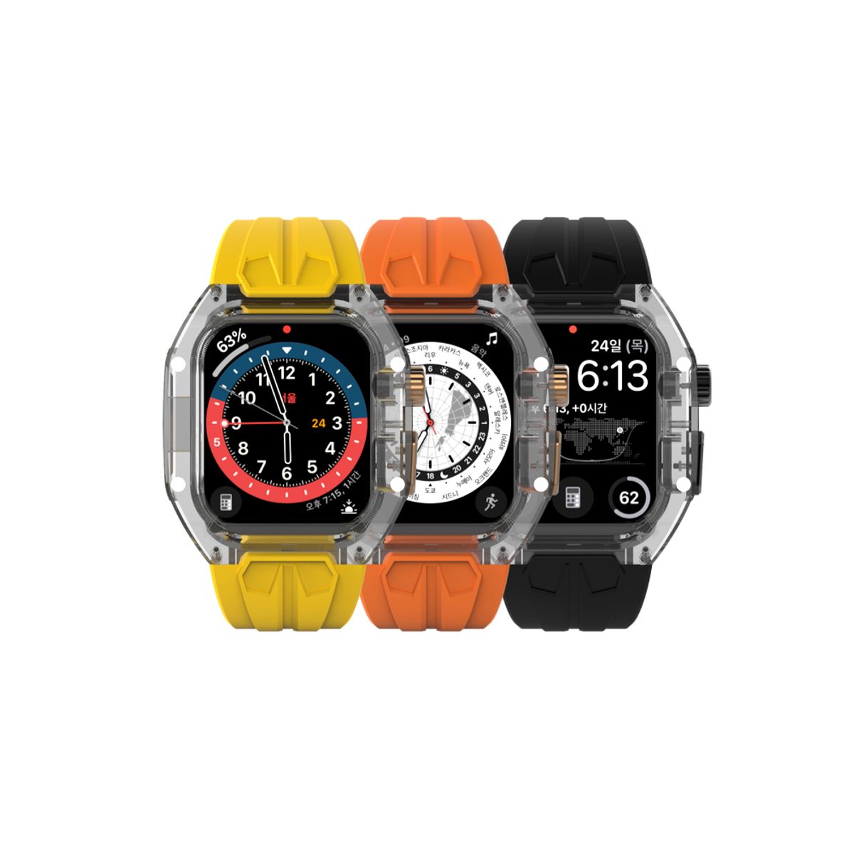 핸디핸드(HANDYHAND) 핸디워치 에어 애플워치 풀커버 케이스 애플워치 44mm-45mm용