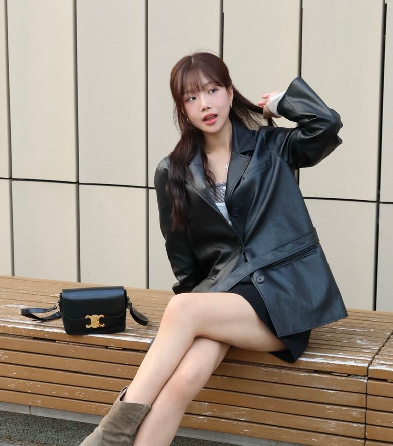 Riva Leather Belted Jacket_Black