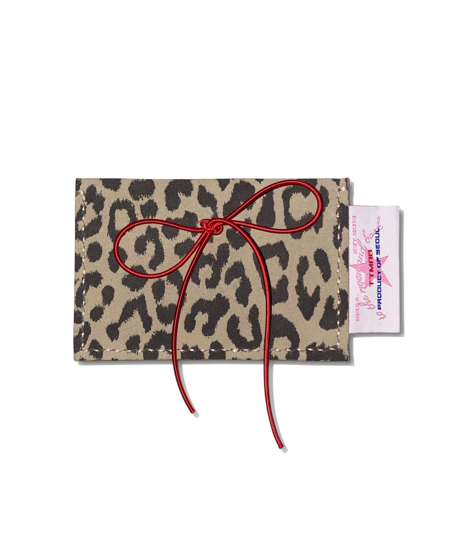 ★TTMAB★新作★Ribbon small baguette Bag_Baby Leopard Bow Small Baguette Bag - Baby Leopard - TTMAB | 60% - Asian