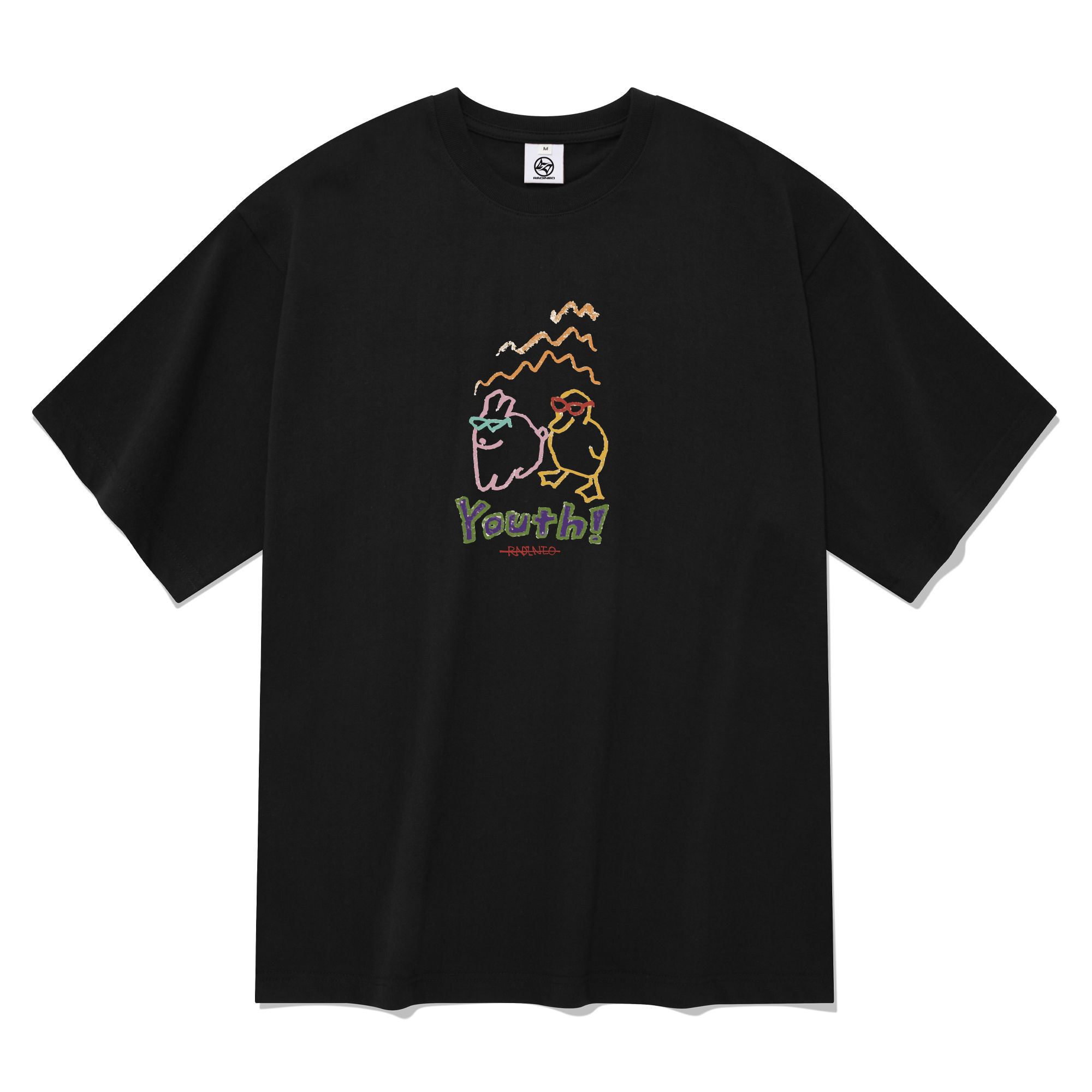 [RADINEO]★25SS★韓国人気★YOUTH SHORT SLEEVE T-SHIRT MUSINSA | RADINEO Youth Short Sleeve T-Shirt Black