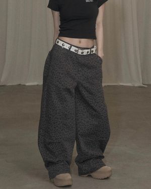 Cotton Balloon Pants (leopard)
