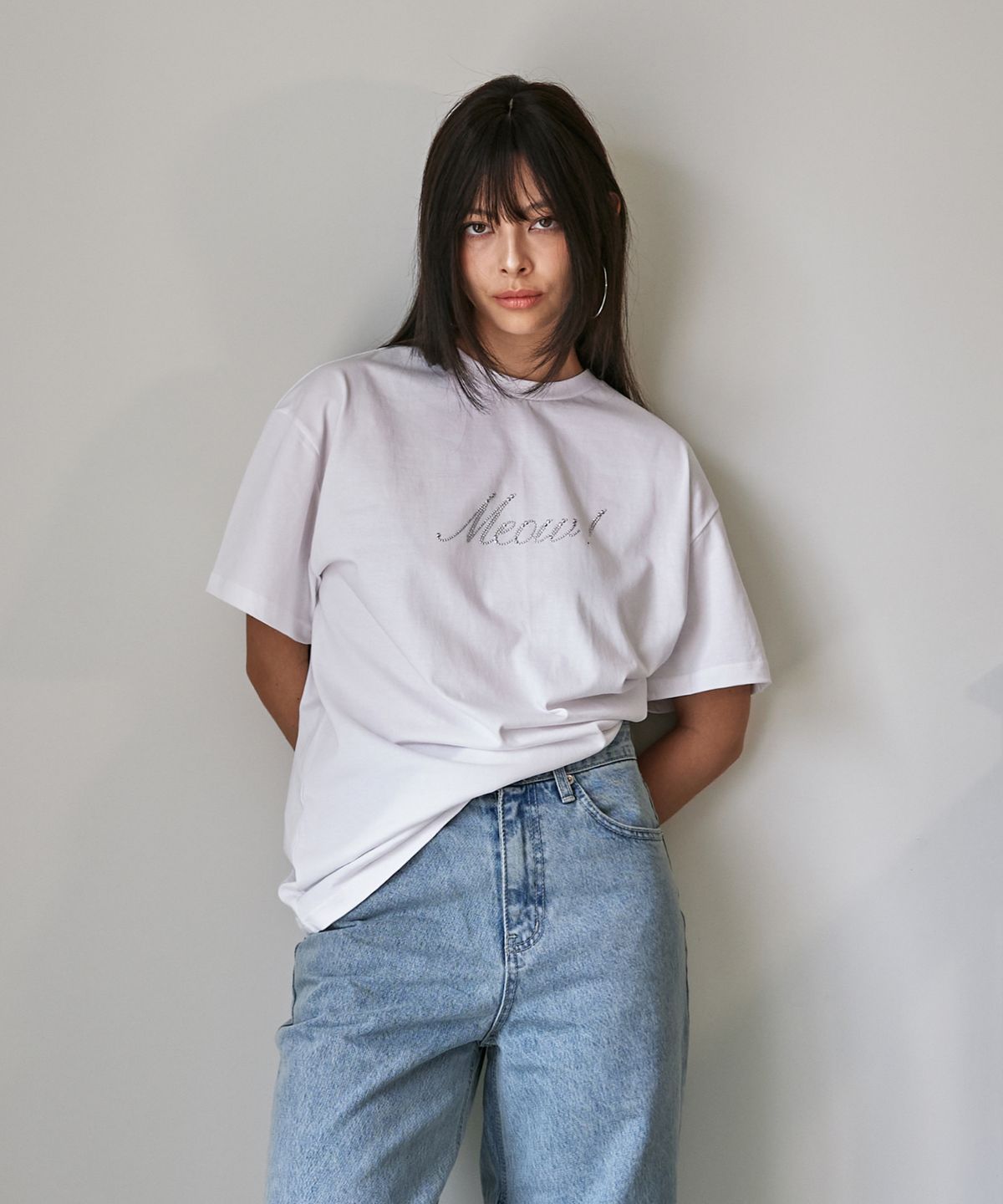포영(FOUR YOUNG) MEOW! Tee White (Unisex)