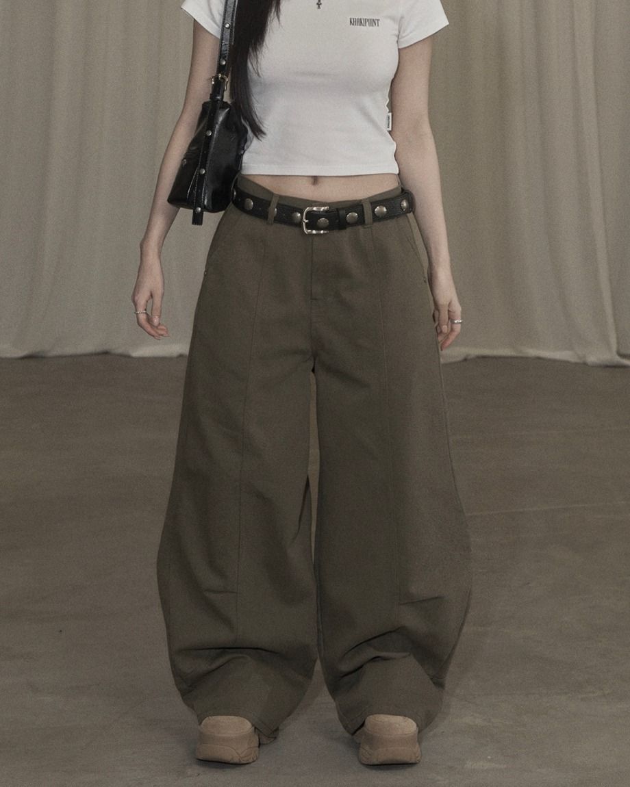 【KHAKIPOINT】Cotton Balloon Pants パンツ MUSINSA | KHAKIPOINT Cotton Balloon Pants (khaki)
