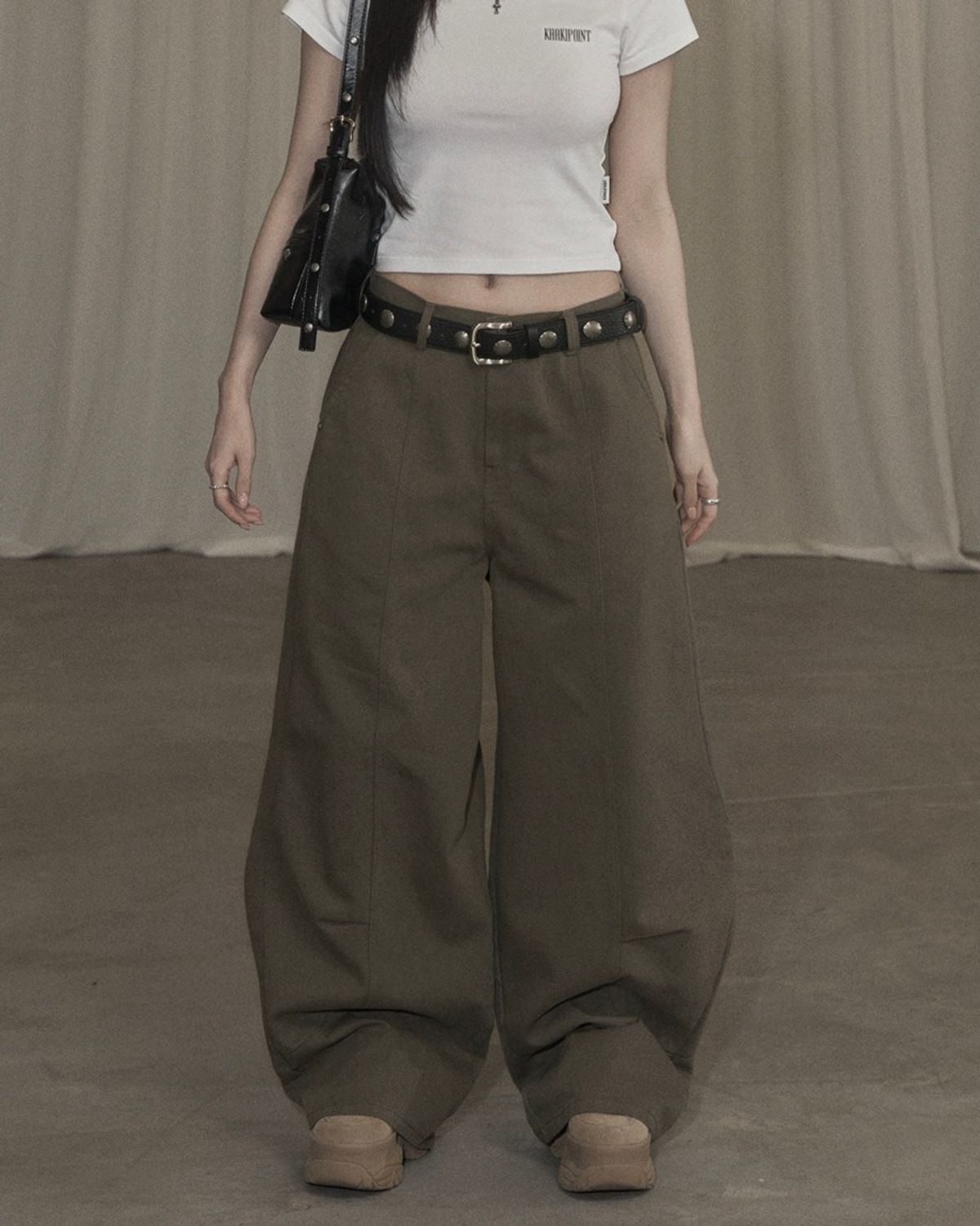 카키포인트(KHAKIPOINT) Cotton Balloon Pants (khaki)
