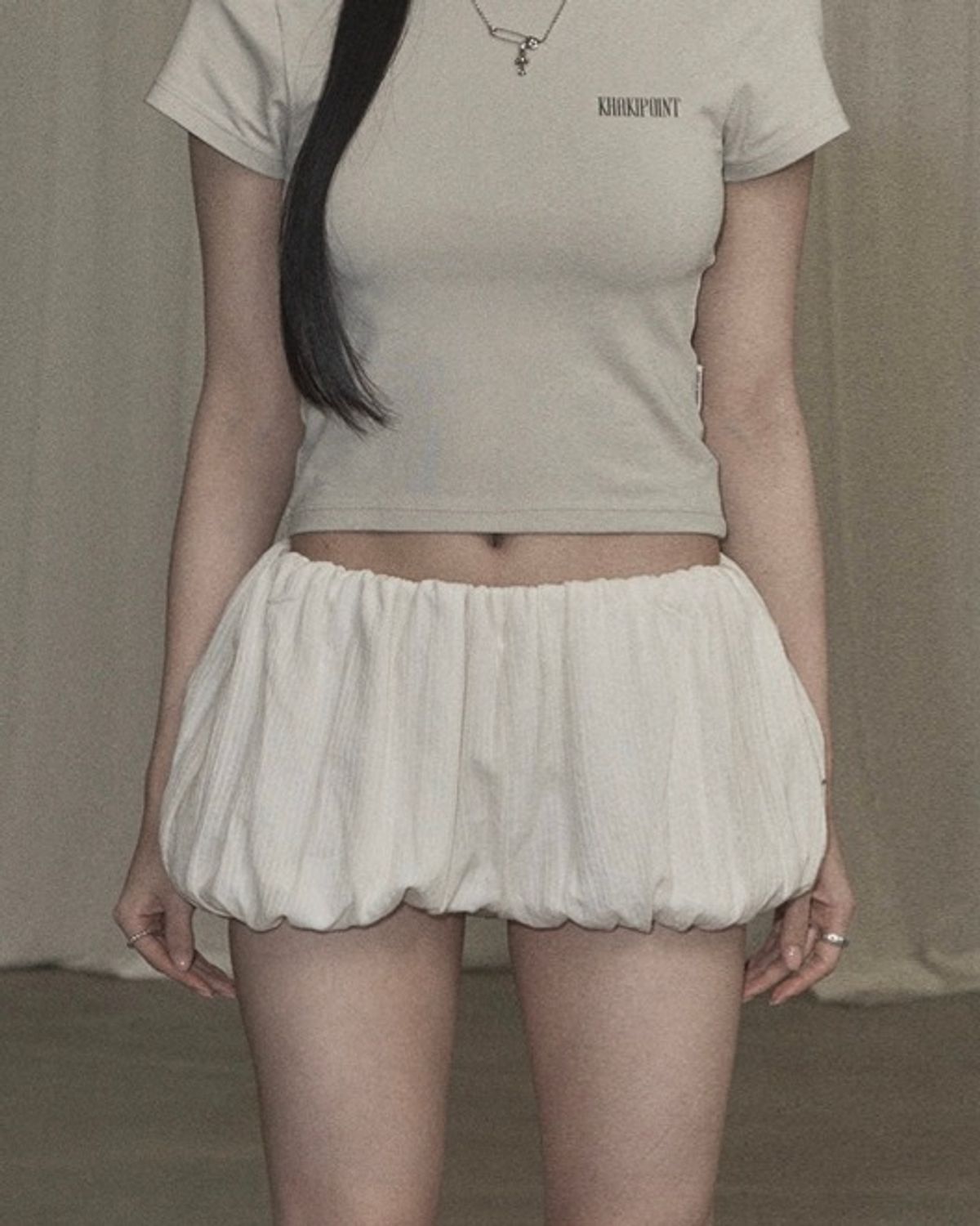카키포인트(KHAKIPOINT) Pumpkin Shorts (ivory)