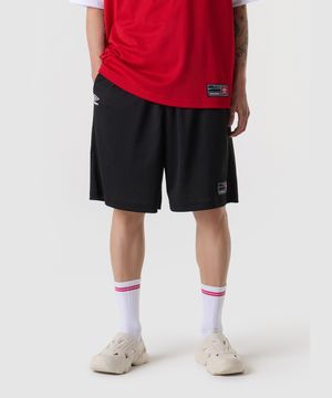 메쉬 5부 반바지 블랙(UQ321CHP75)