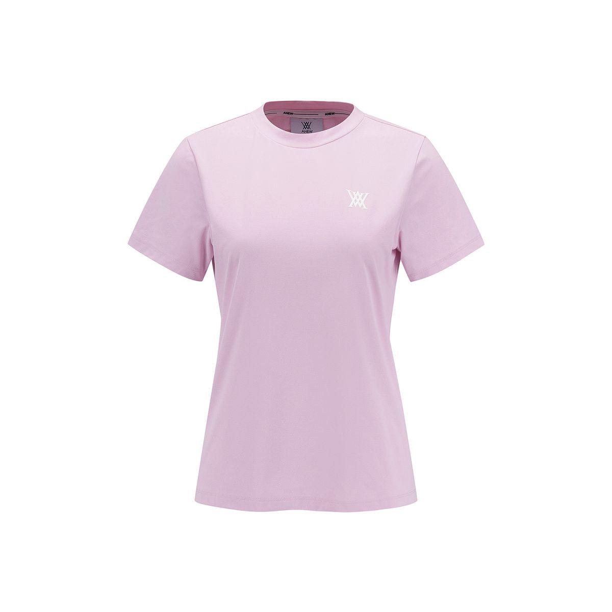 어뉴골프(ANEW GOLF) WOMEN SM ESSENTIAL ROUND SHORT T-SHIRT_PI
