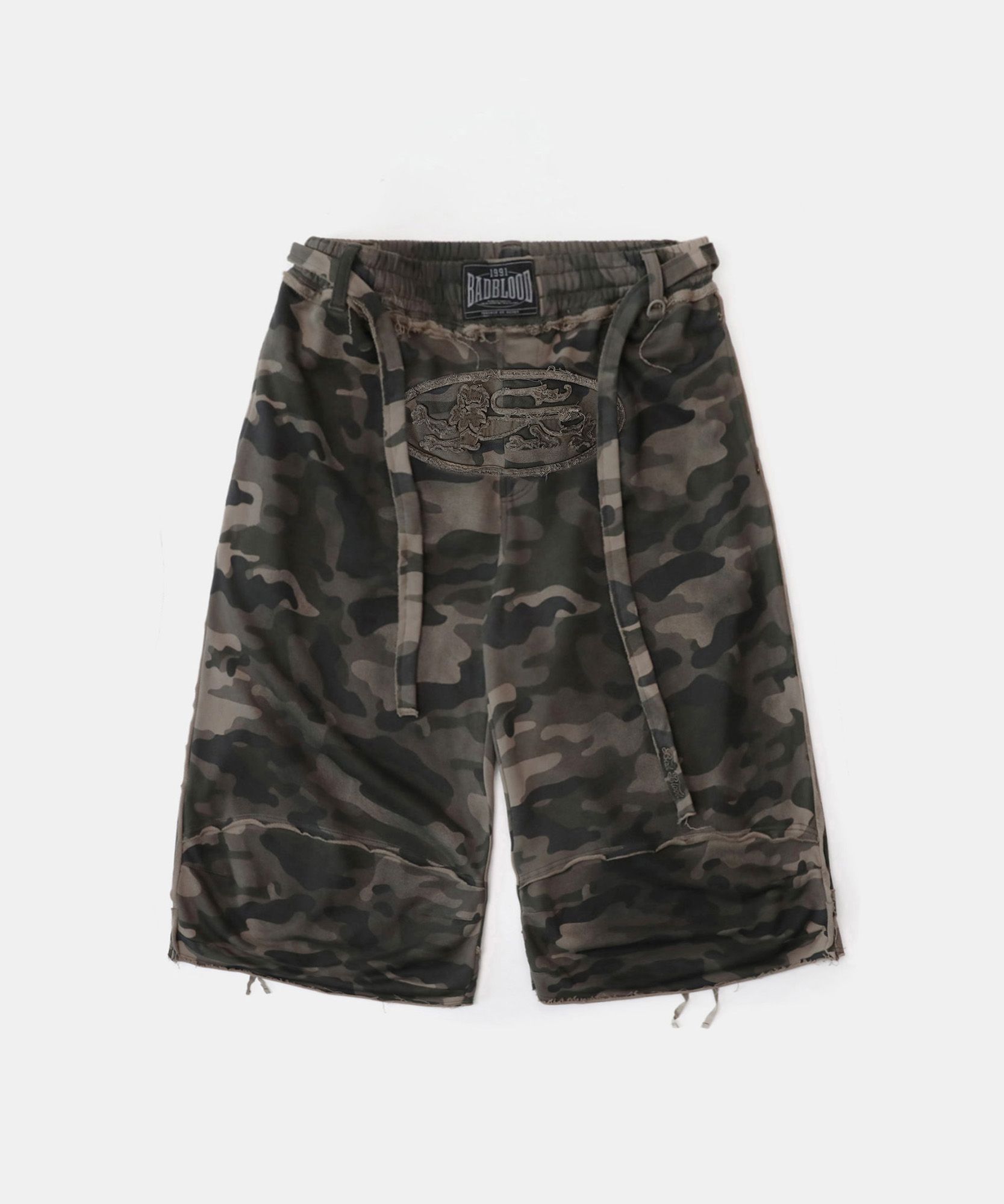 【BADBLOOD】Convex Bermuda Pant - Dusty Gray MUSINSA | BADBLOOD Convex Bermuda Pants - Dusty Green Camo