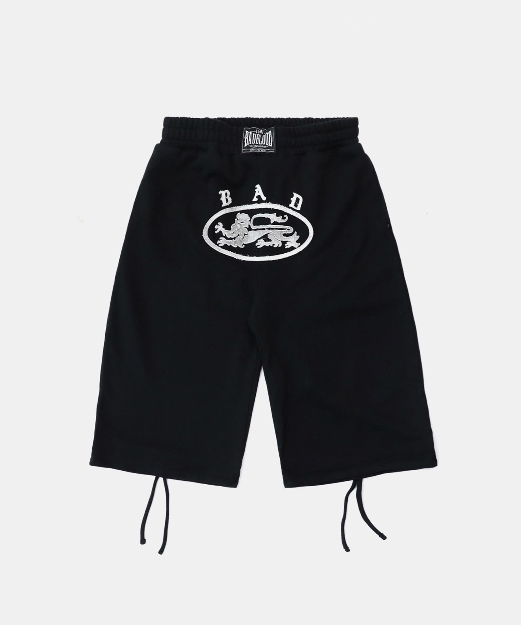 ★BADBLOOD★ Mystic Patch Bermuda Pants Washed Black w-srt25 MUSINSA | BADBLOOD Mystic Patch Bermuda Pants - Washed Black