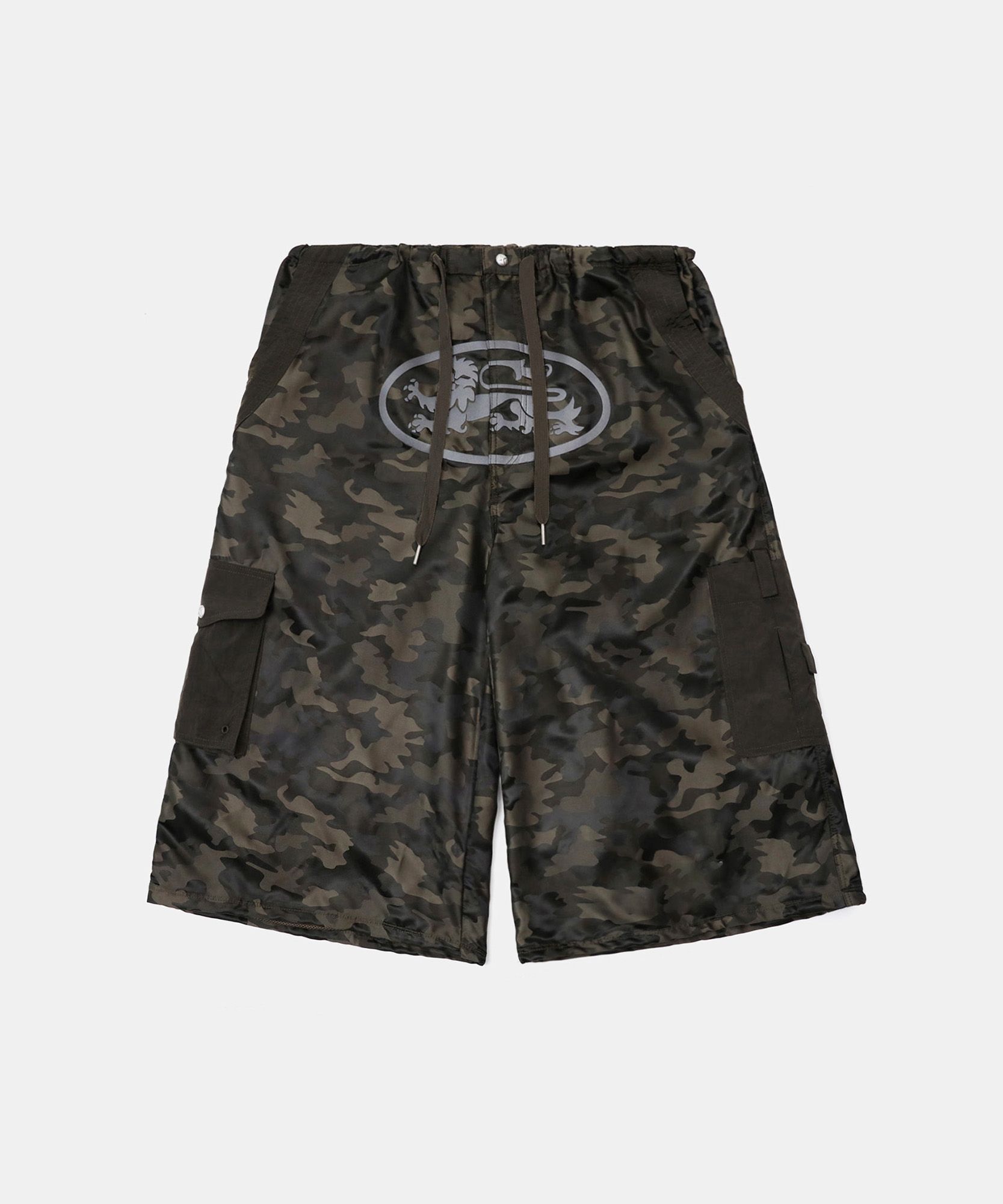 【BADBLOOD】Mystic Nylon Reflective Bermuda Cargo Pants-Camo MUSINSA | BADBLOOD Mystic Nylon Reflective Bermuda Cargo
