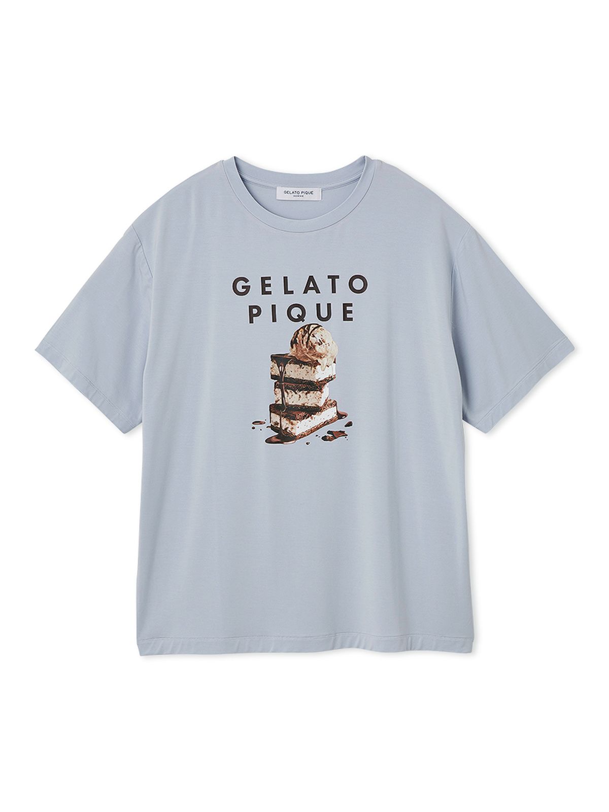젤라또 피케(GELATO PIQUE) [MEN] [접촉 냉감] COOL 레이온 디저트 로고 티셔츠 PMCT252353